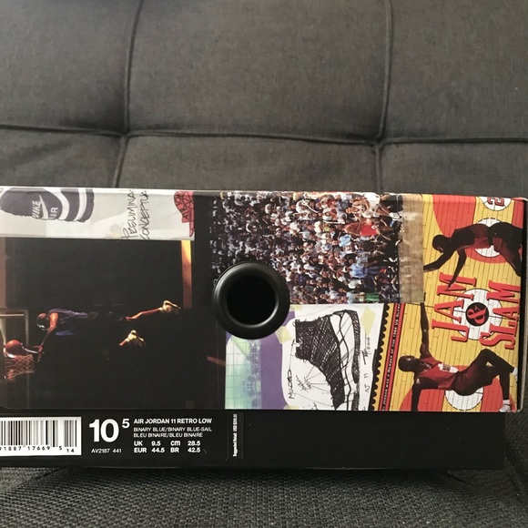 JORDAN 11 “Binary Blue” SZ 10.5 - Picture 7 of 7